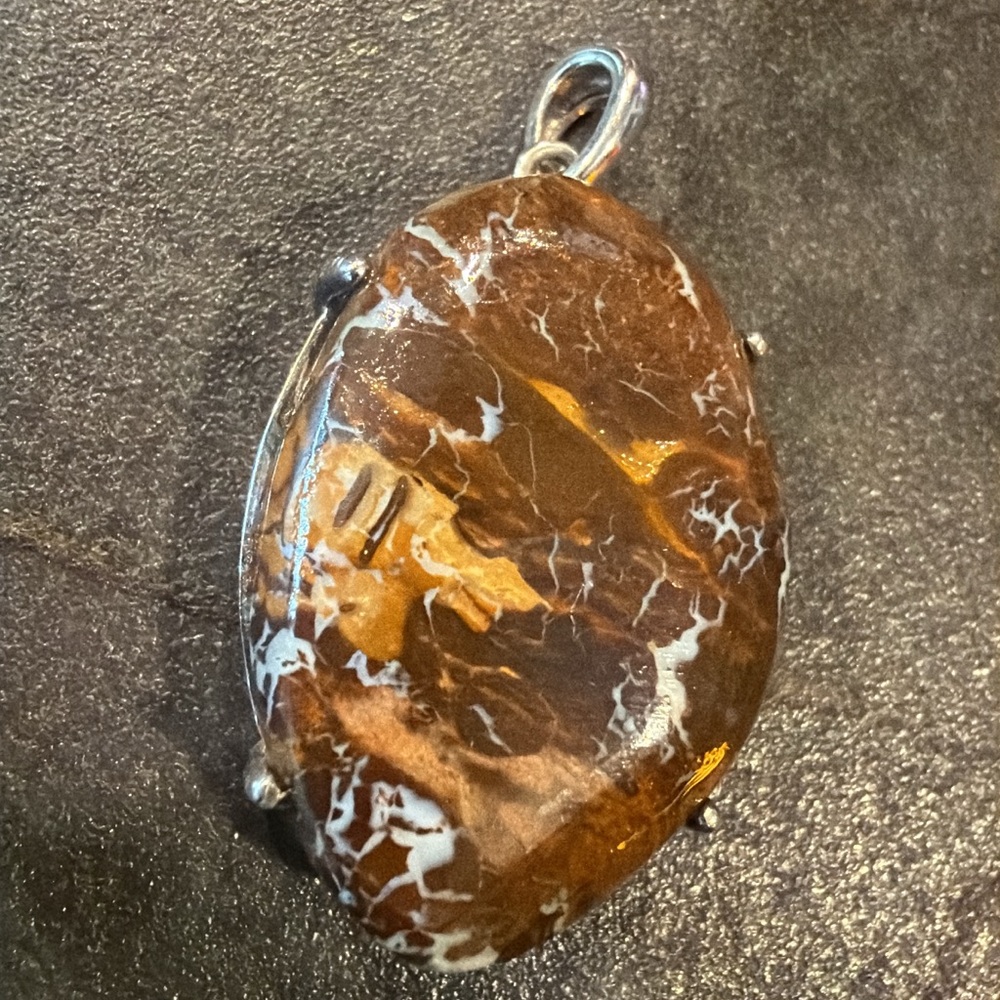 Australian boulder opal Pendant